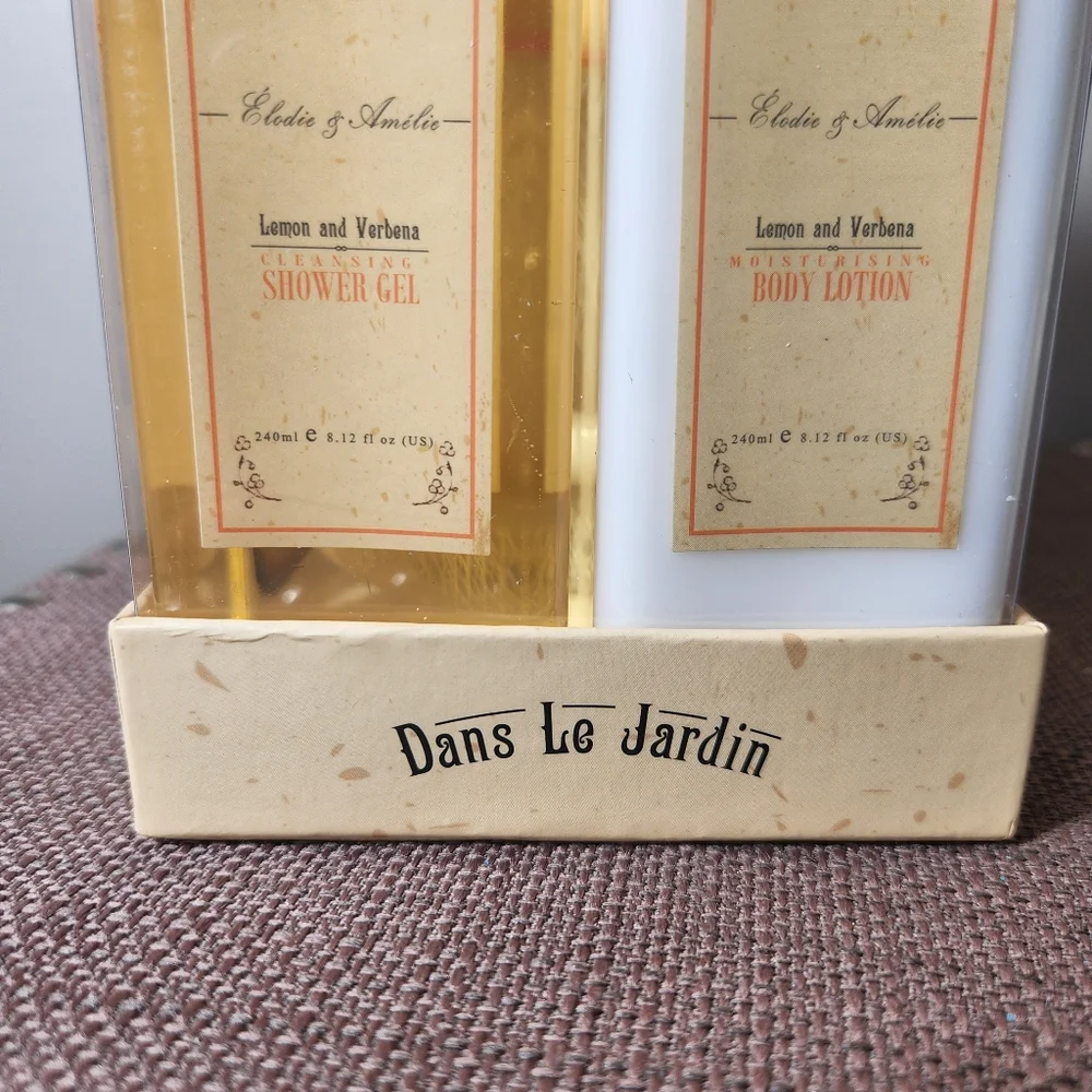 Elodie & Amelie Dans Le Jardin Shower Gel Lotion Sponge Gift Set NEW
